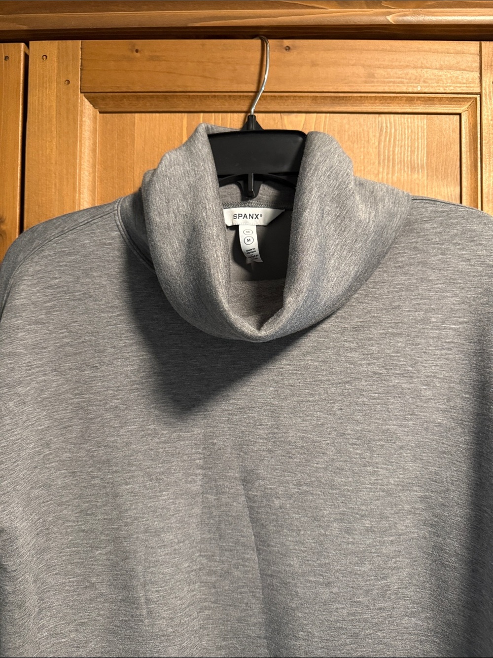 SPANX Light Gray Funnel Tunic Air Essentials